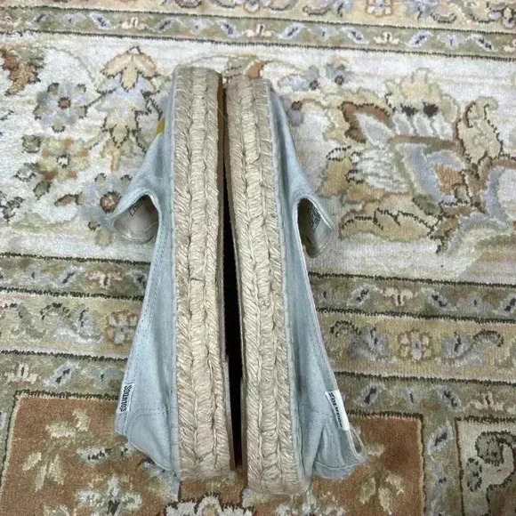 Soludos Espadrilles Womens Sz 6.5 Lemon Slip On - Picture 10 of 11